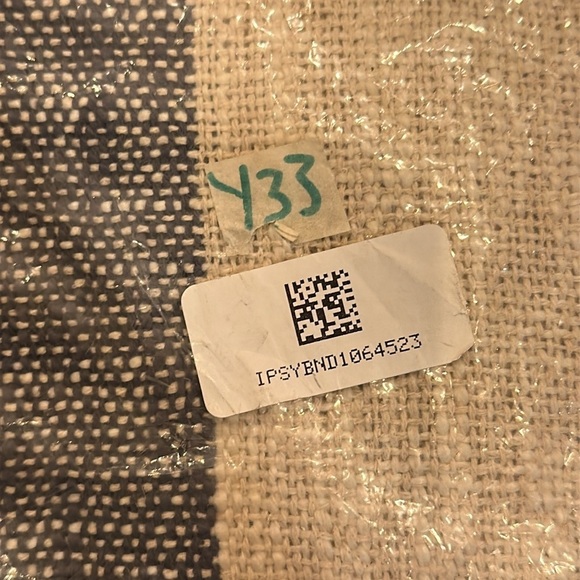 NWT, Primitives by Kathy, Blue Stripe Throw, 50”x60”, Cotton - Picture 4 of 4